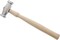 The Beadsmith Double-Faced Texture Hammer - Metal Elements Wooden Handle Steel Head - Texturing Tool Used to Add Patterns & Dimension to Metalwork